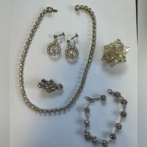 Crystal jewelry lot
